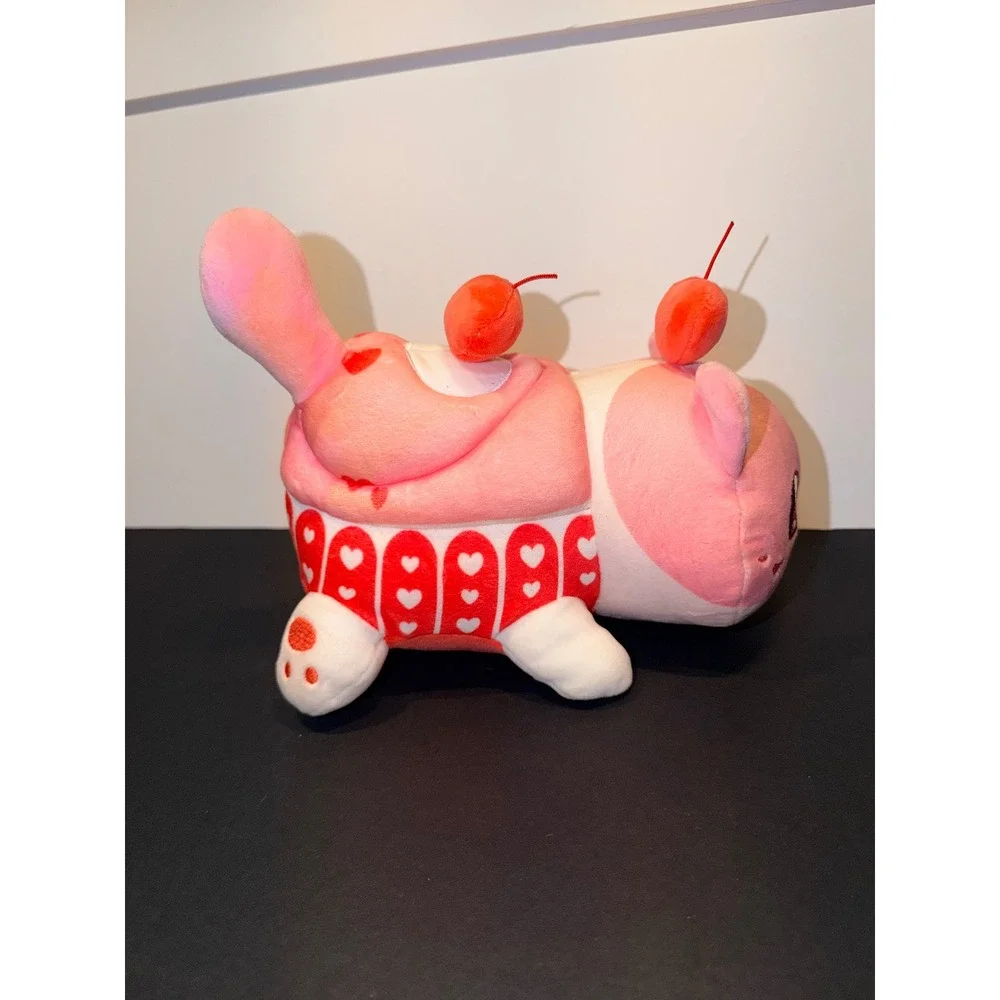 Aphmau Meemeows Pink Heart Cherry Cupcake Cat Plush 9